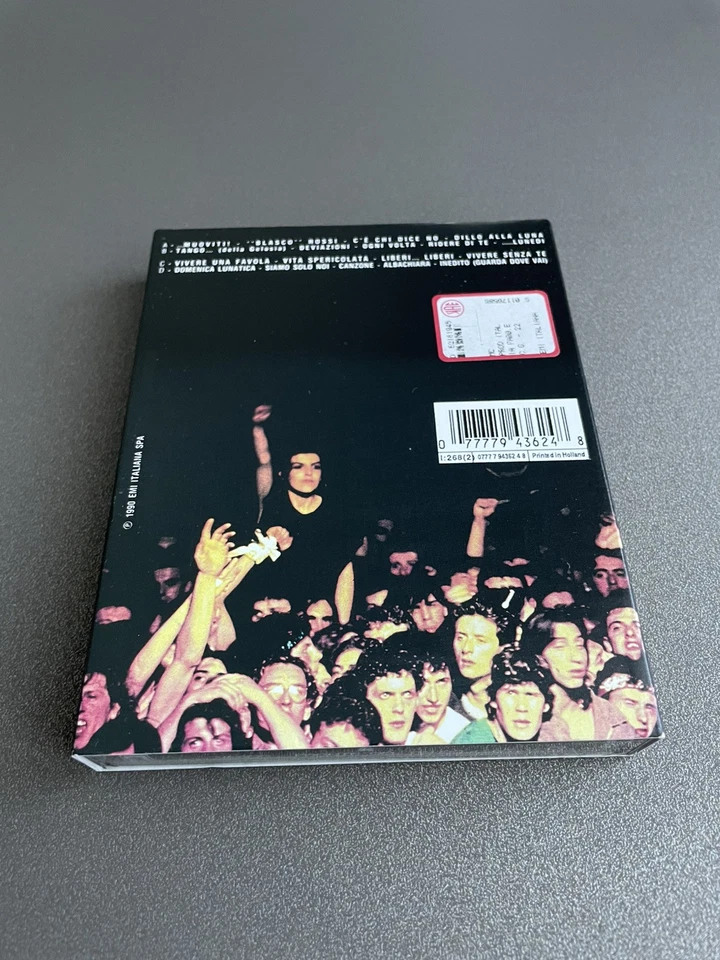 VASCO ROSSI FRONTE DEL PALCO MC MUSICASSETTA NON SIGILLATA PERFETTA RARA - Immagine 2 di 4