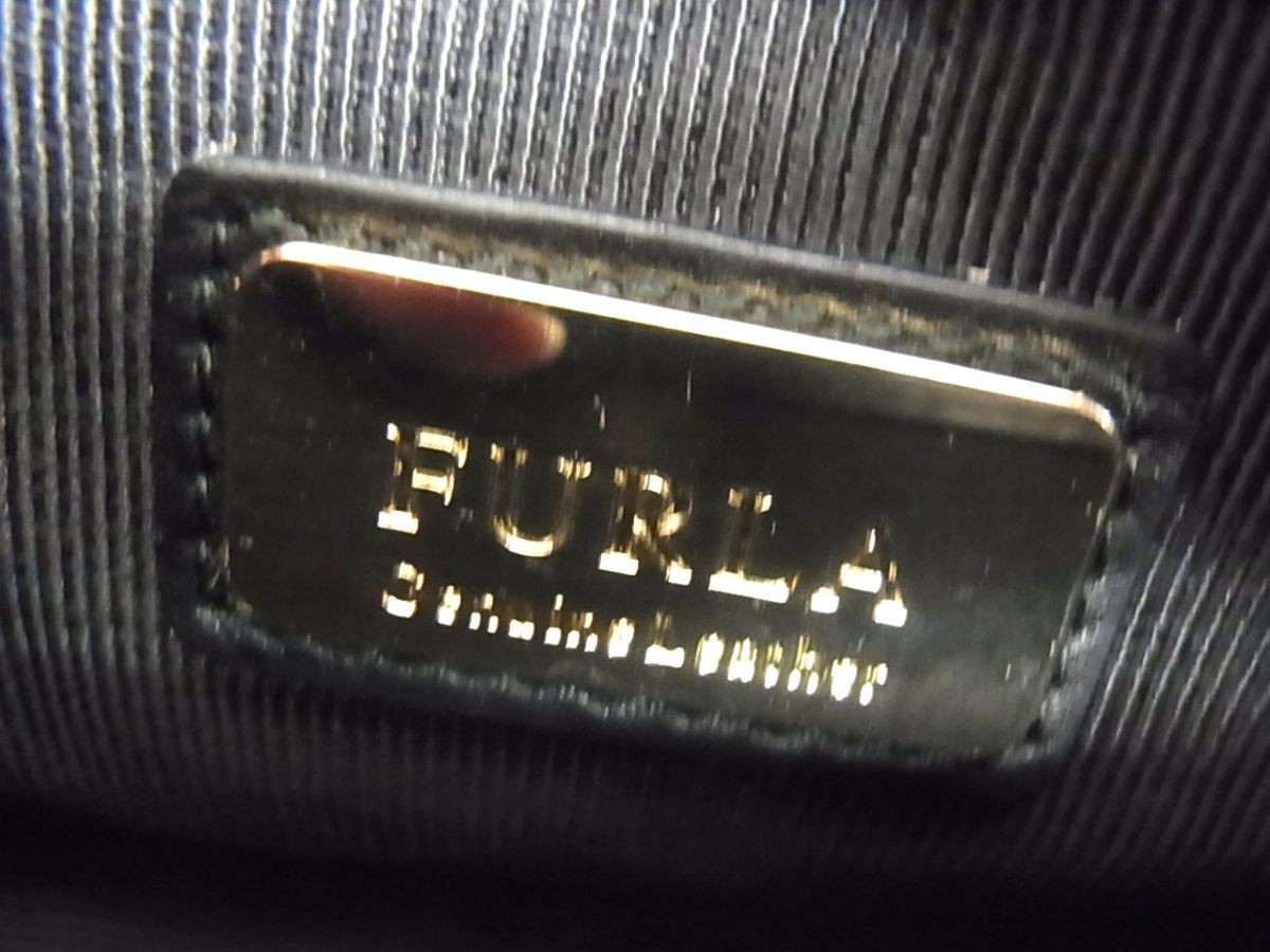 FURLA Metropolis Python Embossed Leather Shoulder… - image 5