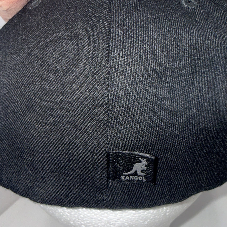 Boné Kangol Gorpcore preto beisebol ao ar livre algodão sarja exército chapéu flexfit G/XL - Imagem 3 de 4