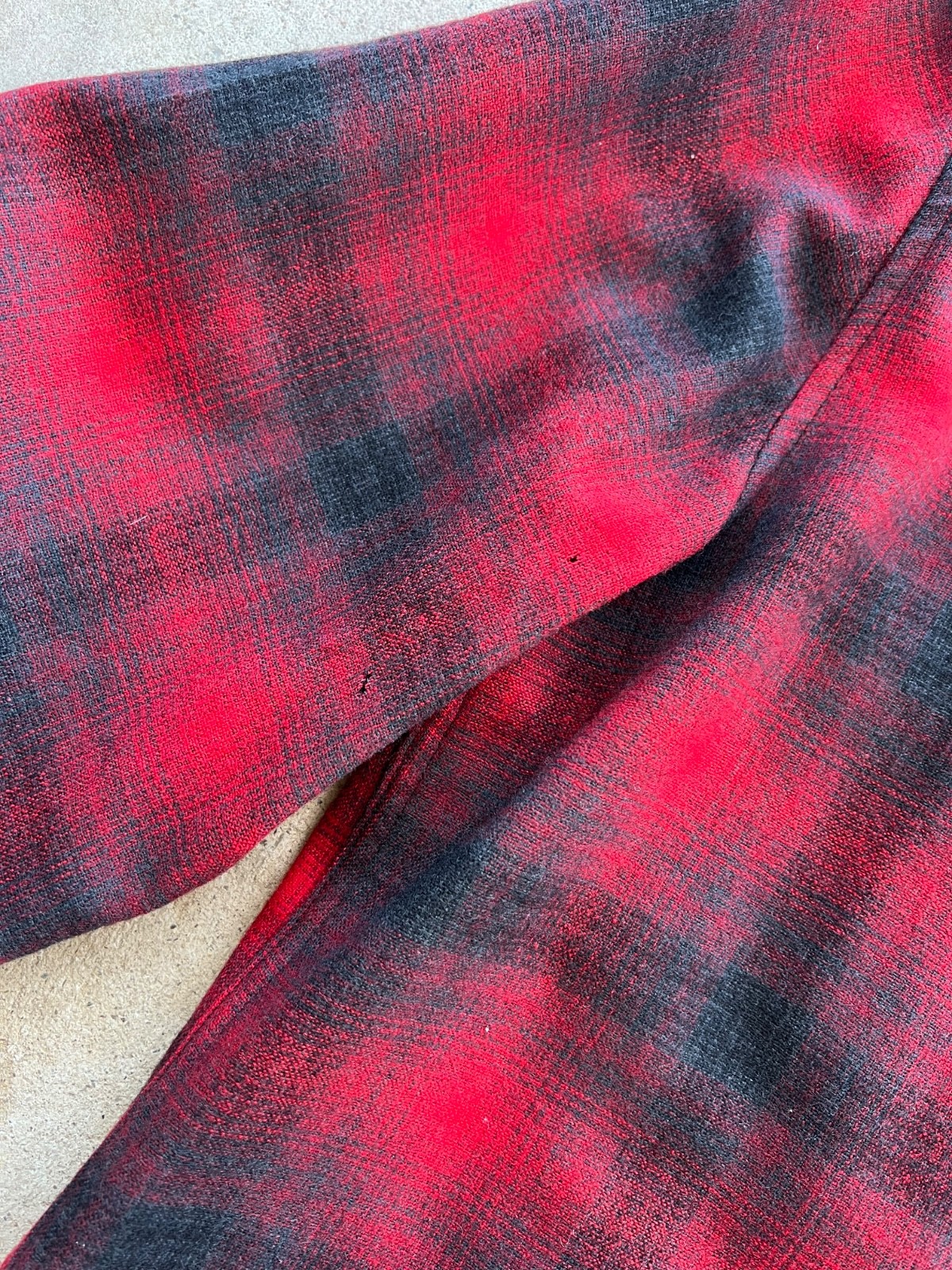 Vintage Pendleton Blazer Shadow Plaid Flannel Med… - image 14