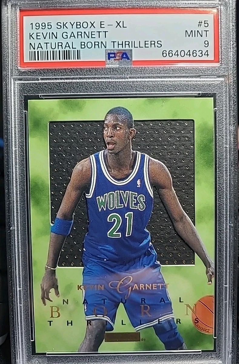 その他 KEVIN GARNETT auto psa9 1995 Fleer Metal Kevin Garnett Rookie Card #167 PSA 9 - Hall Of