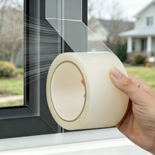 Clear Window Sealing Tape, 2'' X 66FT, Window AC Insulation Tape