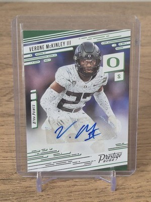 2022 Panini Chronicles Draft Picks Verone McKinley III Oregon Ducks Auto #PX-VMC