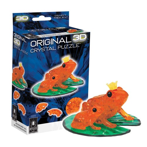 , Frog Original 3D Crystal Puzzle, Collect Them All, for Puzzlers Ages 12 and Up