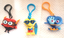 American Heart Association Kids Heart Challenge Keychain/Backpack Clip Lot Of 3