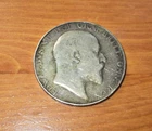 1909 Edward VII Half Crown — photo from another recent sale