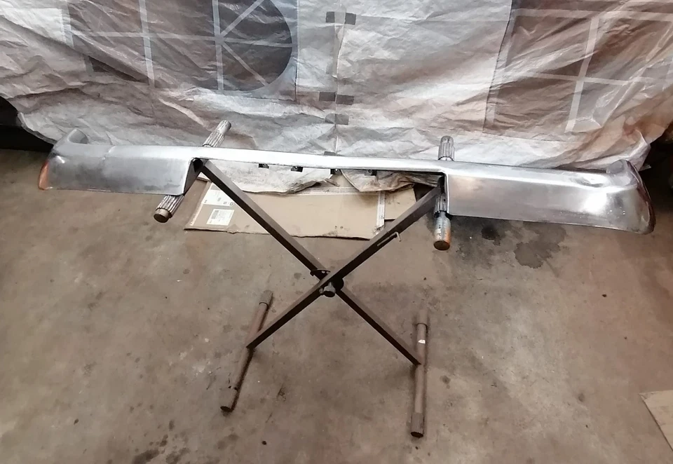 TOYOTA Celica TA22 RA20 +Video+ ORIGINAL CHROME REAR BUMPER RA23 RA23-1974 - Photo 2/4