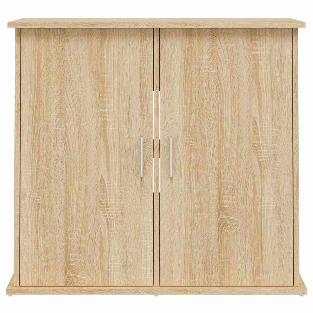 Supporto Acquario Rovere Sonoma 81x36x73 cm | Mobiletto Robusto per Pesci - 4