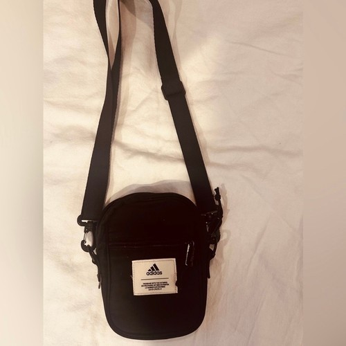 Adidas Black Festival Crossbody Utility Bag Mini Shoulde - Picture 2 of 5