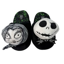 Disney Jack  Sally Nightmare Before Christmas Slippers Women  s 9/10