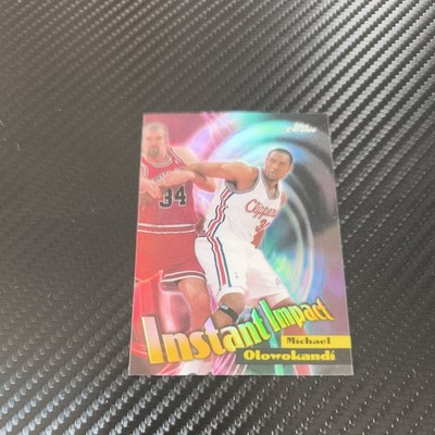 1998-99 Topps Chrome Michael Olowokandi Instant Impact Refractor #I6 Clippers 