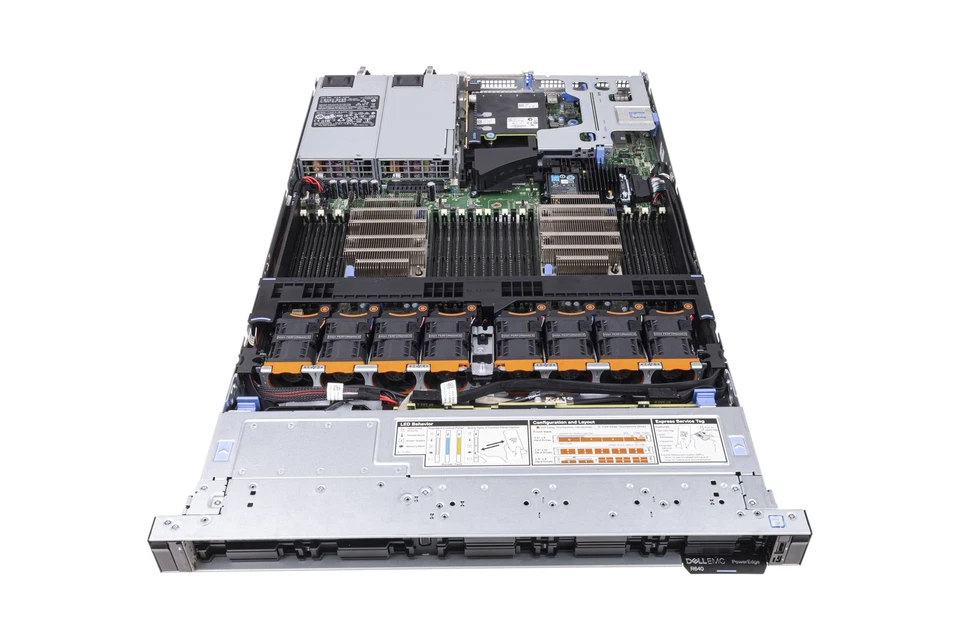 Server Dell R640 8x2.5 2x Gold 6134 128GB H730P 2x 480GB 4x1GbE 2x PSU iDRAC 9 - Image 2 of 4