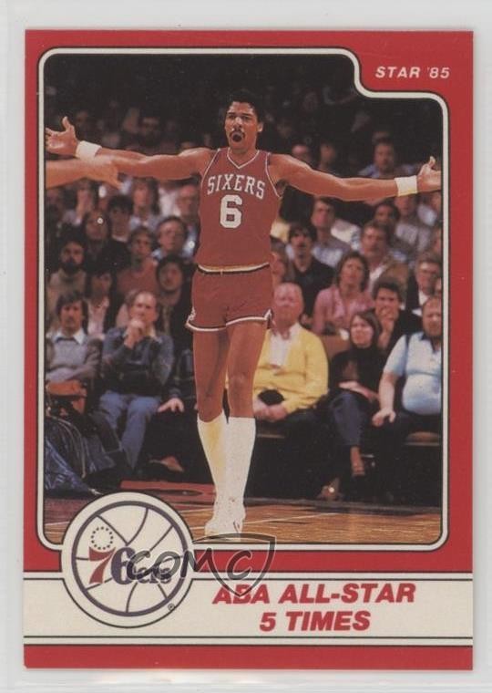 1984-85 Star Julius Erving Julius Erving #5 HOF 01b5