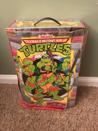 Vintage 1990 Tara Toy Teenage Mutant Ninja Turtles Deluxe Collectors Case