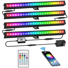 Led Stage Dj Light Bar 16 18w Dimmable Color Changing Party Lights With App R