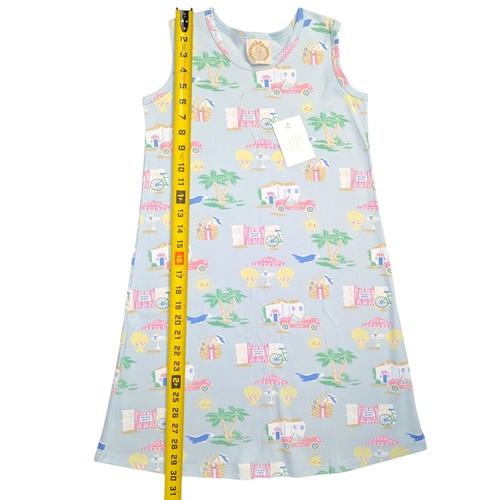 TBBC Girl Polly Play Dress Bahama Bound Size 11 Palm Tree Tropical Island Resort - Picture 3 of 6