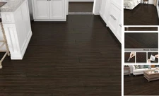 Brown Vinyl Plank Flooring Waterproof Peel and Stick Floor Tile Laminate Wood 4