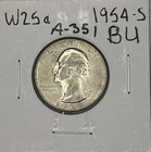 1954-S BU Washington Quarter, Item A351