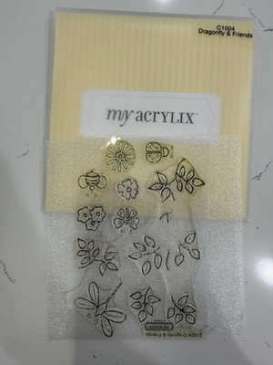 Close To My Heart C1004 Dragonfly & Friends My Acrylix Decorative Stamps