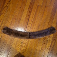 Vintage Brown Mink Fur Collar - Missing One clip