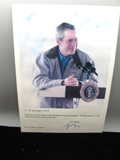 Personalied President George Bush Glossy Photo For Party Support.