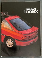 NISSAN 100NX Car Sales Brochure Feb 1992  Ref 999 A110 B13