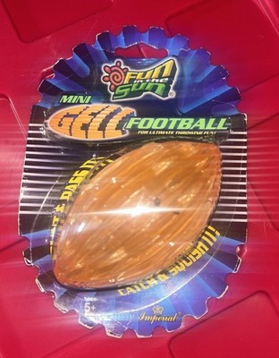Vintage 2005 Fun In The Sun Mini Gell Football By Imperial/Buddy L , NOS! Sealed