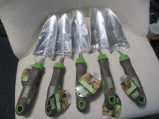 5 Garden Hand Shovels 13" X 2 3/4" Stainless Steel Transplanting Trowel Gel Grip