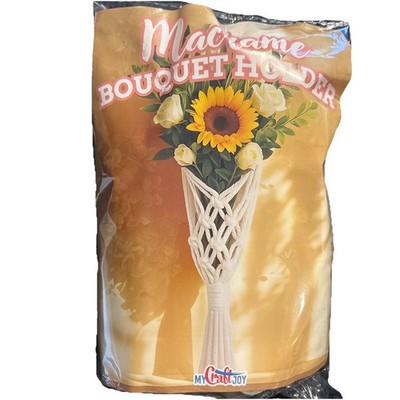 My Craft Joy Macrame Bouquet Holder Kit DIY Boho Flower  Holder With 1970s Vibe