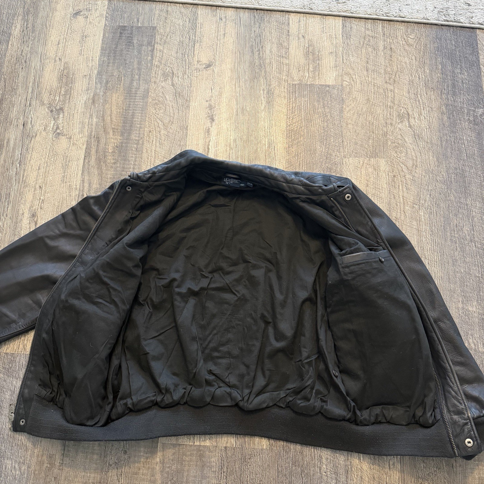 Vintage Polo Ralph Lauren Leather Bomber Jacket Mens XL A2 Flight Pilot Aviator image 9