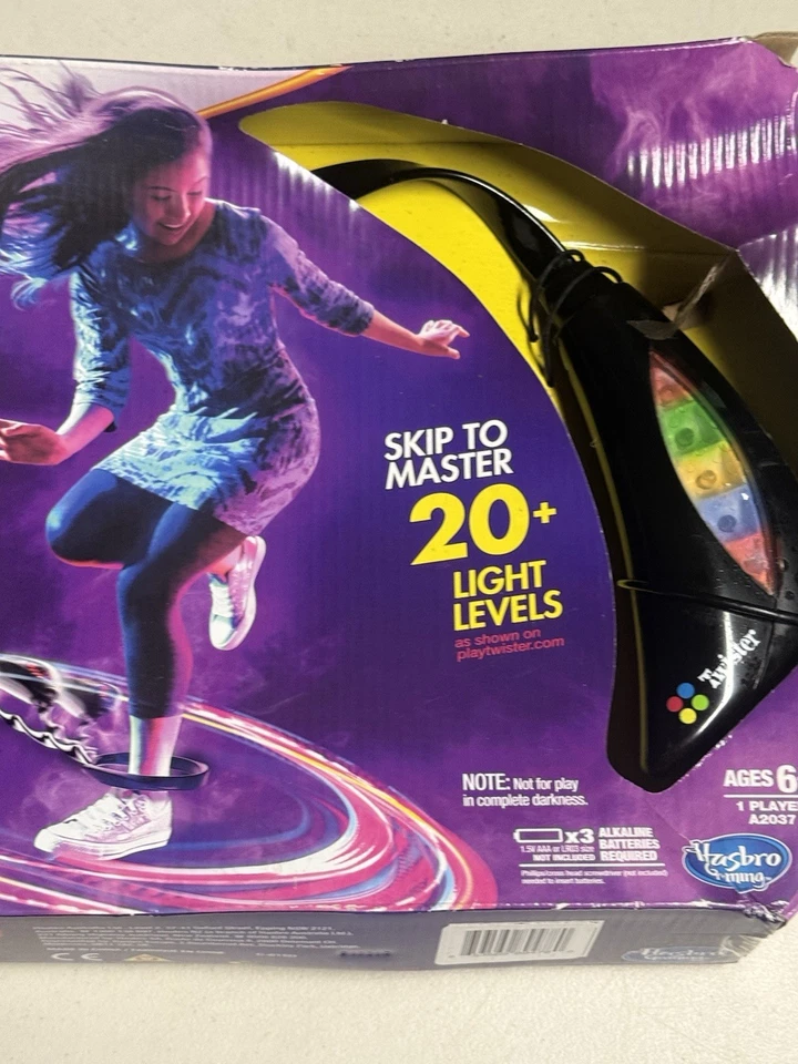 Twister Rave Skip-It & Ringz Hasbro Gaming Light Up to Level Neu in Box - Bild 4 von 4