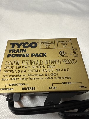 Tyco Vintage Train Power Pack 899BP Transformer Railroad Set