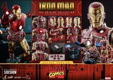 Hot Toys CMS08-D38 The Origins Iron Man Deluxe SEALED SHIPPER