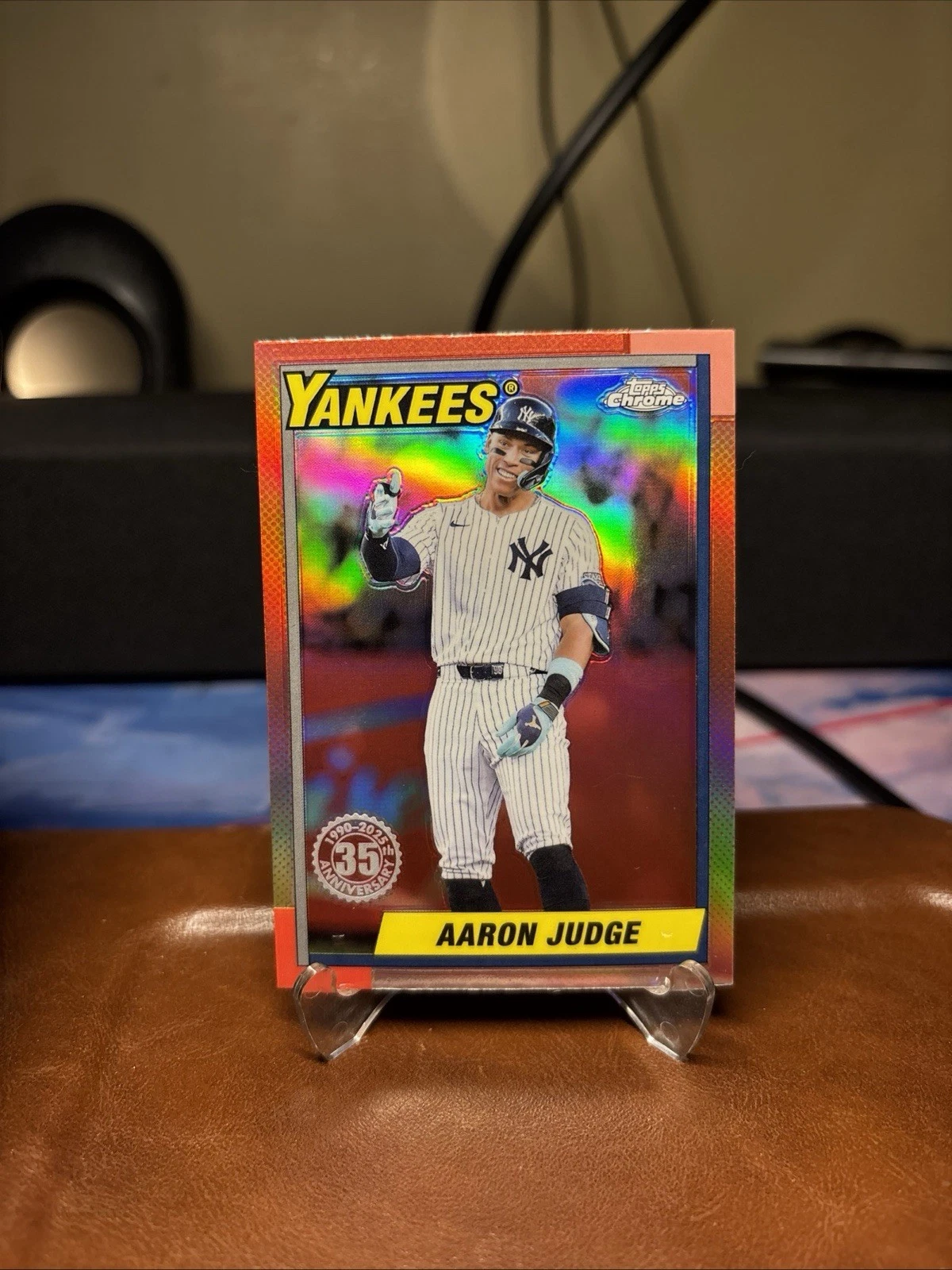 2025 Topps Chrome - 1990 Topps Baseball Aaron Judge #90CB-11 Refractor