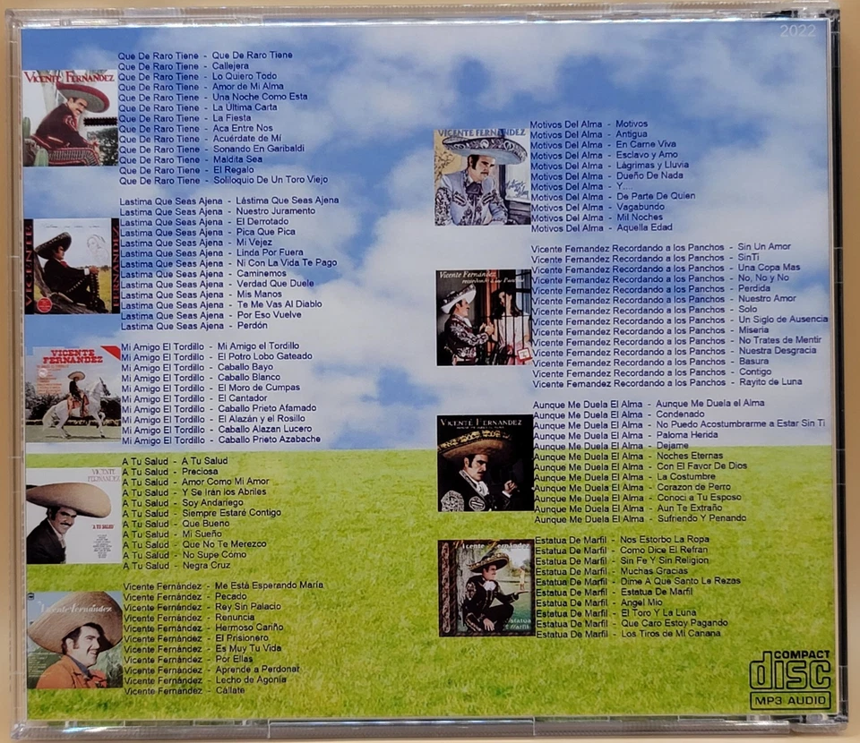 Vicente Fernández - 9 Albums En Uno - Vol.4 - MP3 Audio - Image 2 of 3