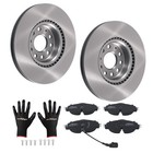2 Disques 4 Plaquettes Frein Avant for Seat Ateca/Leon 2012-2024 312mm