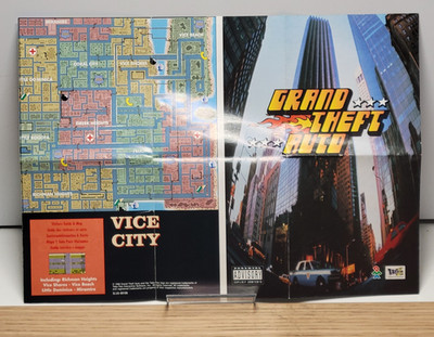 Grand Theft Auto Map Poster