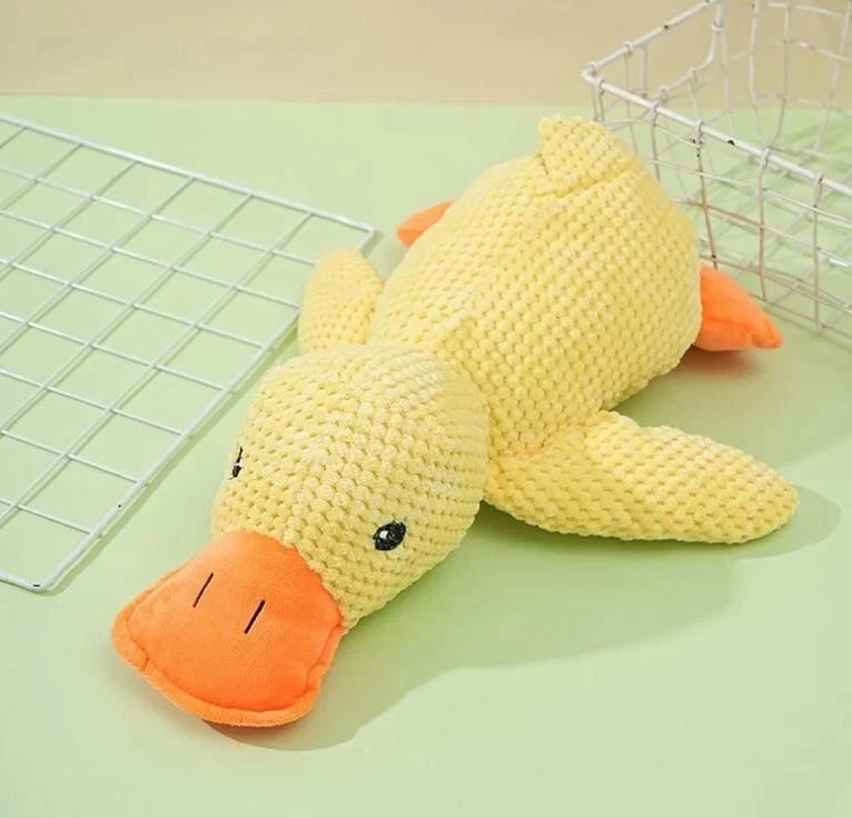 Enten-Haustier-Plüschspielzeug für Hunde mit Quik Geräusch 3Grössen - Bild 2 von 4