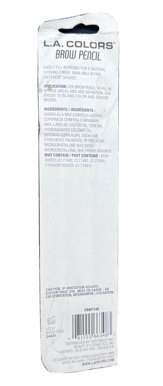 LA Colors Brow Pencil Dark Brown CBBP348 BRAND NEW SEALED IN BOX eBay