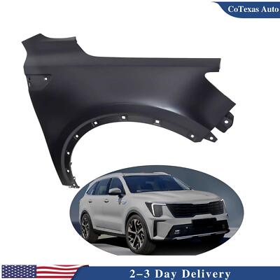 Fit For 2021-2024 Kia Sorento Primed Front Passenger Right Side Fender KI1241158
