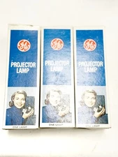 *Lot of 3* Vintage GE DDB 750W 120V Photo Projection Bulb
