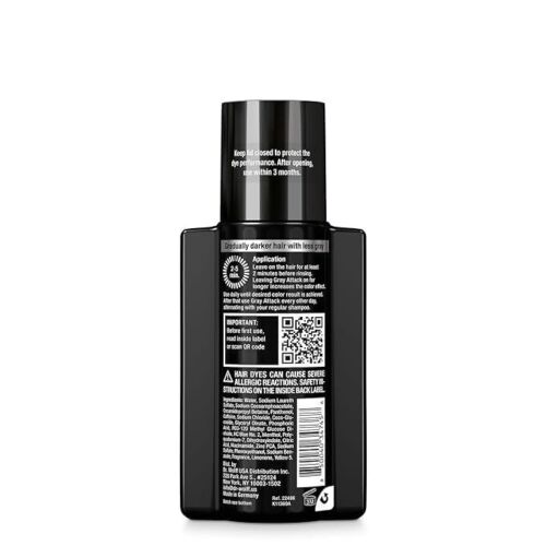 Alpecin Gray Attack Shampoo Caffeina e Colore, 6,76 Fl Oz, Cura dei Capelli - Foto 3 di 12
