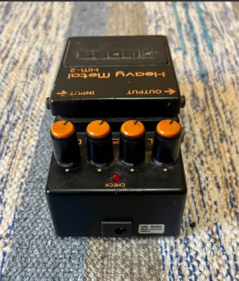 BOSS HM-2 Heavy Metal Guitar Effects Pedal Made in Japan | eBay