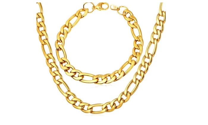 Collar personalizado plata y oro escritura doble cualquier nombre placa cadena gratis Foto 4 de 4