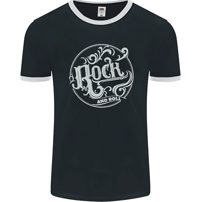 Rock And Roll Logo Herren Ringer Maglietta Fotl