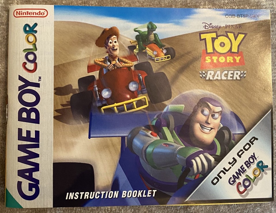 Nintendo Gameboy Color Toy Story Racer Game Complete VGC (label worn on ...