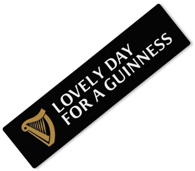 Lovely Day For Printed Beer Mat Label Bar Runner Ideal Home Pub Cafe Occasion 10