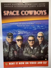 Space Cowboys. Clint Eastwood. Donald Sutherland. Original UK Video Poster