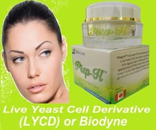 Canadian Preparation Prep H 2 BOTTLES with Live 2% Yeast Derived Bio Dyne CREAM 