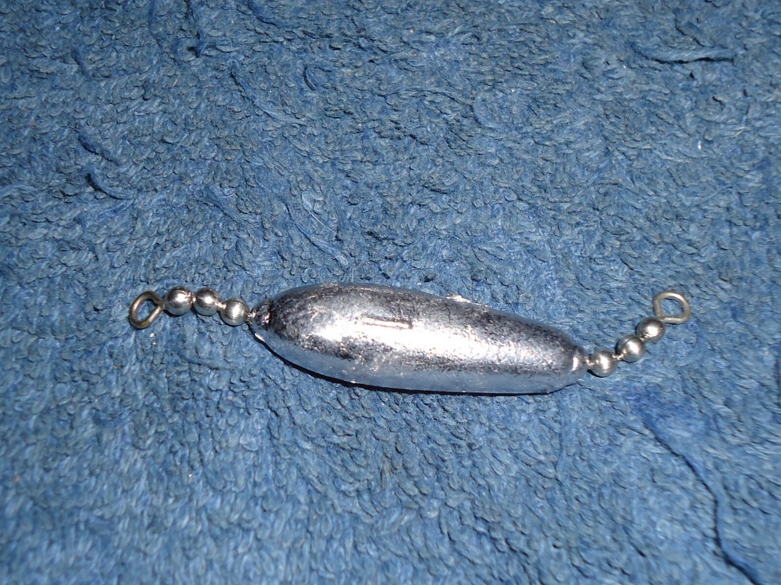 1OZ 1.5OZ INLINE TROLLING SINKERS WITH 6 BALL BEAD CHAIN SWIVELS eBay